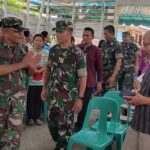 Dandim 0213/Nias Letkol Inf Martky Jaya Perangin Angin,Berikan Bantuan Sarana Air Bersih Dalam Pembangunan Gereja Terang Dunia