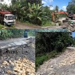 Tak Lama Kejadian,” UPT Jalan Jembatan Gunungsitoli Dinas BMBK Provinsi Sumatera Utara,Langsung Turun Kelapangan Serta Menurunkan Alat Berat, Untuk Menangani Jalan Yang Rusak, Amblas Supaya Dapat Di Lalui Kendaraan