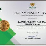 Baznaz RI Berikan Penghargaan Kepada Baznaz Kabupaten Sigi, Ini yang Dicapai