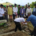 Wakili Bupati, Asisten I Bidang Pemerintahan dan Kesra Letakan Batu Pertama Pembangunan Mushollah Kantor Kemenag Sigi