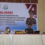 Bupati Sigi Hadiri Sosialisasi Pendampingan Desa Dalam Rangka Pengawasan Dan Pencegahan Terjadinya Tipikor