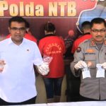 Tim Opsnal Dirresnarkoba Polda NTB Amankan 3 Pelaku dan Ratusan Gram Sabu