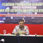Kabid Humas Polda NTB Buka Pelatihan Fungsi Kehumasan Dihotel Montana Senggigi