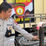 Komplotan Pencuri Kabel PLN,  Berhasil Di  Bekuk Polsek Kediri