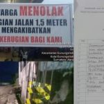 Dinilai Rugikan Masyarakat, Pembangunan Jalan Karet di Gunungsitoli Ditolak Penduduk
