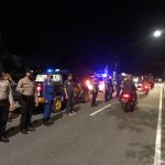 Cegah Secara Rutin Terjadinya Gangguan Kamtibmas, Personel Polres Meranti Gelar Patroli Blue Light