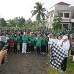 Bupati Lotim Lepas Ribuan Masyarakat Ikuti Jalan Sehat