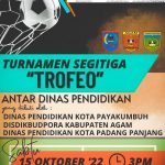 Dinas Pendidikan dan Kebudayaan Kab. Agam, Mengadakan TC Penuh Untuk Cabang Olahraga Sepak Bola.