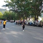 Polres Banggai Amankan Jalan Santai Dalam Rangka HUT Golkar di Luwuk