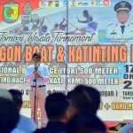 Meriahkan HUT Morut Ke-9, Wabup Djira Buka Lomba Perahu Naga dan Katinting di Tanggul Kolonodale
