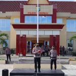Upacara Pembukaan Pembinaan Etika Profesi Anggota yang pernah Bermasalah di Polres Morowali