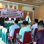 Camat Lubuk Basung Menyampaikan Kata Sabutan Waktu Pelantikan Jorong Kajai Pisik Nagari Manggopoh Kecamatan Lubuk Basung Agam Sumbar.