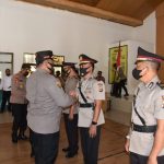 Kapolres Morowali Utara pimpin Upacara sertijab 3 pejabat utamanya