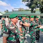 Dandim 1615/Lotim Pimpin Penerimaan dan Sertijab Perwira di Makodim