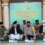 Meriahkan Acara Maulid di Masjid Al-Ishlah, Kapolres: Wujudkan Polri yang Presisi