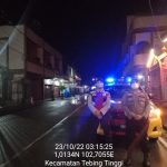 Personel Polres Patroli Blue Light Statis dan Dinamis