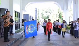 Sekda Lepas Peserta Kirab Pelajar Andalan Tingkat SMA se- Takalar