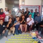 RAPAT Kordinasi Pembentukan Pengurus Dewan Pimpinan Daerah (DPW) Serta Sekkber Wartawan Indonesia (SWI) Kalimantan Selatan