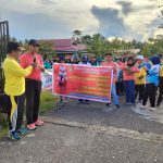 Sambut HUT PGRI dan HGN, PGRI Cabang Ampibabo Gelar Jalan Santai