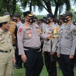 Kapolres Donggala Hadiri Apel Bersama Dalam Rangka Gelar Pasukan PAM Pilkades Serentak 2022