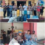 Operasi Penyakit Masyarakat, Polres Tolitoli Amankan 20 Jerigen Miras Cap Tikus di Desa Tinading
