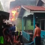 KEBAKARAN di Banjarmasin Hanguskan Lima Rumah dan Tiga Motor