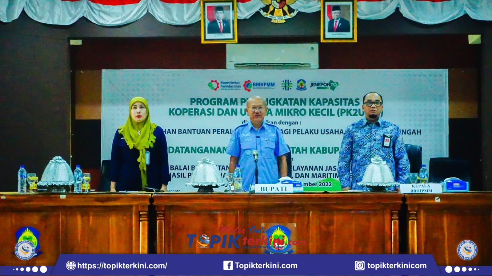 Pemkab Jeneponto Komitmen Dorong Peningkatan PK2UMK