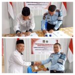 Kalapas Kelas IIB Lubuk Basung  Mengadakan Kegiatan Penandatanganan Perjanjian Kerja Sama Dengan Pihak KUA Lubuk Basung.
