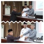 Walikota Bukittinggi Hadiri Rapat Paripurna DPRD, Sampaikan Pendapat Walikota Atas Ranperda Inisiatif DPRD kota.