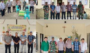 Didampingi Unsur TNI-Polri, Camat Bukal Tinjau Jalannya Ibadah Natal 2022 di Sejumlah Gereja