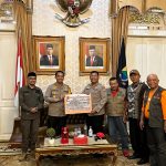 Kapolres Agam Bersama Pemda, Sangat Peduli Sekali Terhadap Korban Gempa Cianjur,  Antar Langsung Bantuan Kemanusiaan.
