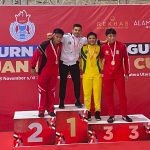 Bripda Randa, Personel Polda Sumbar raih Juara I Kejurnas Gulat Luar Biasa.