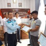 WBP Lapas Kelas IIB Lubuk Basung Agam Selesaikan Laksanakan  Kegiatan Pelatihan Pengelasan.