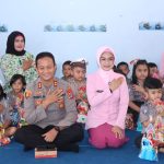 Kapolres Bersama Ketua Bhayangkari Cabang Parigi Moutong Kunjungi TK Kemala Bhayangkari
