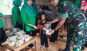 Dalam Rangka Hari Juang Kartika Dan Hari Infanteri Yang Ke 77 TA. 2022 Koramil 1308-02 Bunta Gelar Baksos