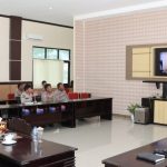 Kapolres Banggai Bersama PJU Nonton Live Podcast Presisi Polda Sulteng