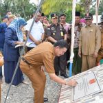 Bupati Agam Resmikan Padat Karya Infrastruktur di Manggopoh.