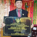 Anggota DPRD Agam Berikan Sambutan Waktu Bupati Agam Lantikan PJ Wali Nagari Nan Limo, Palupuh Agam Difinitif Sekaligus Peresmian Nagarinya.
