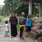Perbaiki Gorong-gorong dan Jalan Rusak, Sumbangan dari Masyarakat Parit Rantang Hilir Jorong Sangkir Nagari Lubuk Basung Agam.