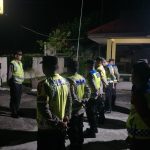 Jelang Malam Pergantian Tahun Baru 2023 Kapolsek Lubuk Basung  Polres Agam Pimpin Apel Dan Cek Kekuatan Personel.