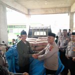 Luar Biasa, Polres Agam Salurkan Puluhan Sak Semen Ke Yayasan Raudah El Janah Lubuk Basung