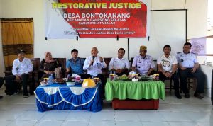 Wakili Galesong Raya, Kajari Takalar Resmikan Baruga RJ Desa Bontokanang
