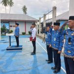 Kalapas Lubuk Basung Pimpin Kegiatan Upacara Kesadaran Nasional di Lapangan Lapas Lubuk Basung.