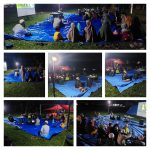Santri Pondok Pesantren Alquran Darul Inqilabi Lubukbasung Agam Bermalam Di Tenda