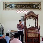 Polres Agam Polda Sumbar Laksanakan Kegiatan Jumat Curhat, di Masjid Nurul Amal Sungai Jaring Lubuk Basung Agam.
