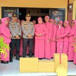 Kunjungan Kerja Kapolres Takalar Bersama Ketua Bhayangkari ke Polsek Jajaran