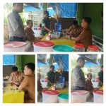Manfaatkan warung Kopi, Babinsa dan Bhaninkantikmas Komsos Dengan Warga Binaan di Nagari Kampung Pinang Agam.