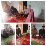 Camat Lubuk Basung diDampingi Bhabinkamtibmas Kampung Pinang Beri Bantuan Bagi Warga Terdampak Kebakaran.