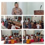Kapolsek Lubuk Basung Laksanakan Kegiatan Jumat Curhat Bersama Warga Jorong Anak Air Kumayan Nagari Kapung Tangah Agam.