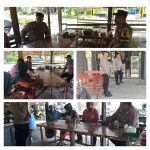 Sambangi Warung Milik Warga Binaan, Waka Polsek lubuk Basung dan Bhabinkamtibmas  Kapung Pinang Sampaikan Pesan Kamtibmas.